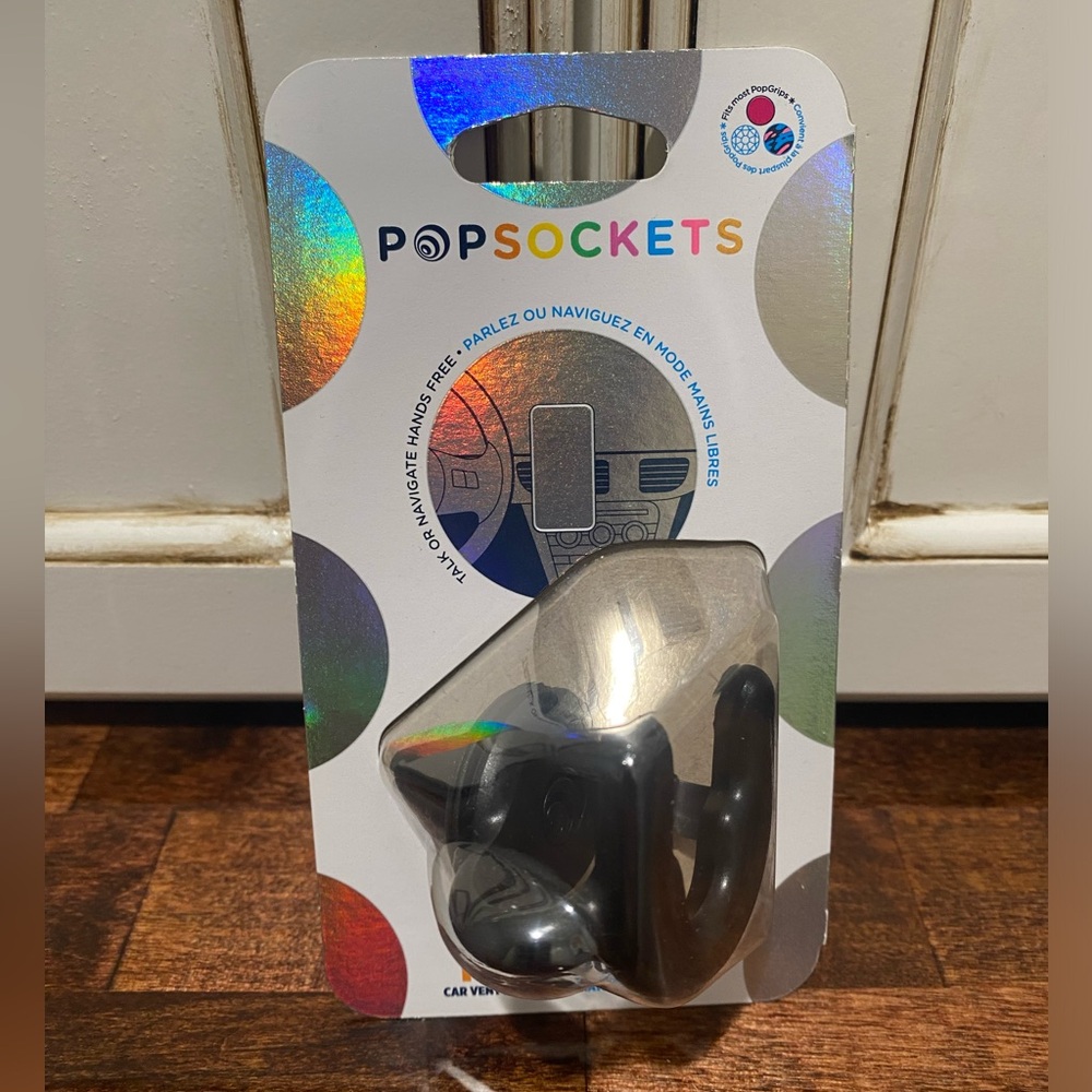 PopSockets Pop Mount 2 Car Vent Holder for Phone - Black